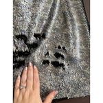 Free People  | FP One Camo Reversable Sequin Mini Skirt Silver black| Size 2 Photo 4