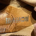 Miccioni Vintage Leather Slouch Western Chunky block comfy low heel Cowgirl Round toe Zip Closure Riding Spurs Boots Women’s EU 39 Brown cognac Size 8 Photo 5