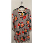 Matilda Jane Grey Floral Long Sleeved Mini Dress Photo 2