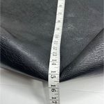 Large Black/Brown reversibleLeather Tote Bag 19x16 Inches 82c Black Photo 2