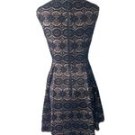 Vince Camuto  dress size 2 NEW black scalloped sequined lace cocktail dress Photo 3