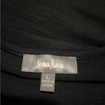 Neiman Marcus  Black open shoulder Long Sleeve Top Photo 1