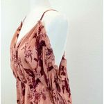 Topshop Romper Womens Small Pink Floral Lightweight Halter Coverup NEW Photo 3