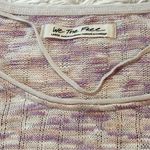 Free People Pink Combo Long Sleeve Textured Knit Top Size L (NWT) Photo 10