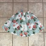 Esprit  Sport Floral Checkered Women's Skirt Size Small Photo 1