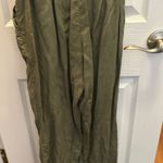 Aerie  (American Eagle) Green Military Belted Cozy Jumpsuit, Size Small Photo 8