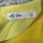 La Ven Boutique Lara Dress Maxi Dress Cap Sleeve Ruffle Casual Size M. B27 Yellow Size M Photo 9