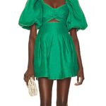Aje puff sleeve dress Green Size 6 Photo 0