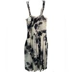 Free People  Tesa Smocked Mesh Midi Dress Ivory Combo S NWT Photo 3