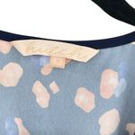 Hutch  Leopard‎ Print Jumpsuit Wide Leg Ruffle Navy Blue Size Medium Photo 8