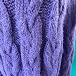 Love, Whit by Whitney Port Purple Chunky Sweater Oversized Slouchy Size L Size L Photo 3