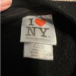 I Love NY Crewneck Sweatshirt Size XL Black NYC Cotton Blend Classic Photo 3