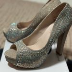 De Blossom Collection De Blossom Beautiful Glittery 4” Heels with Handbag Sz 7.5 Photo 0