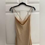 Show Me Your Mumu  Tuscany Maxi Gown Slip Dress Size S champagne gold color Photo 4