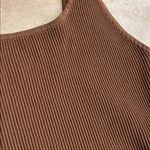 Aritzia  Babaton Coffee Brown Sculpt Knit Rounded Scoop Tank Top Photo 1