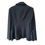 Cinq à Sept Cinq‎ à Sept- Kym Zipper Cuff Blazer Black Size 8 Formal Corporate Interview Photo 4