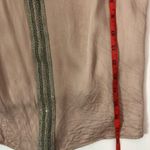 Anthropologie Tiny pink and gold camisole blouse tank top size L Photo 6