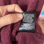 Deletta  Anthropologie New Medium Long Sleeve Opelia Wine Bordeaux Top old money Photo 7