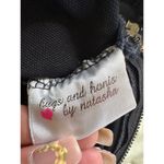 Hugs And Honis Hawaiian Designer Vintage Rare Pop Art Large Canvas Duffle Bag Black Photo 6