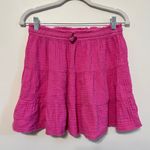 Aerie  POOL TO PARTY SKIRT SIZE MEDIUM PINK GAUZE COTTON BEACH SUMMEE Photo 1