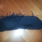 Victoria's Secret NWOT Victoria’s Secret Fringe Bandeau Bikini Top Size S Black Photo 2