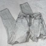 American Eagle  High rise grey mom jean Photo 0