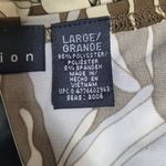 Attention NWT  Faux Wrap Dress Size Large – Abstract Print Short Sleeve Stretch Photo 8