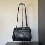 Patchwork Black Leather Shoulder Bag Photo 3