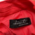 NWT Kivenst High Neck Sleeveless Maxi Dress Flowing Chiffon Layers Orange Size M Photo 11