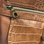 Relic Faux Leather Crocodile Pattern Crossbody Shoulder Bag Purse Light Brown Photo 12