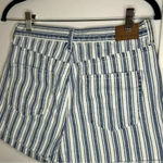 American Eagle Nautical Striped High Waisted Mom Shorts Size 4 Photo 2
