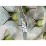 CAbi  Butterfly Blouse Womens Size Small Short Sleeve Sheer Faux Wrap V-Neck Top Photo 8