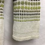 Nic+Zoe  Green & White Knit Button Trim Short Sleeve Sweater NEW S Photo 2