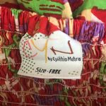 Vintage Y2K Red Peace Sign Halter Mini Dress Photo 7