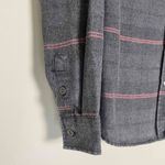 Love Stitch Women's Long Sleeve Retro Gorpcore Snap Button Down Collared Shirt M Photo 1