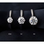 Boutique 1Ct‎ Solitaire Platinum 925 Simulated Diamond Engagement Wedding Ring, Size 8 Photo 8