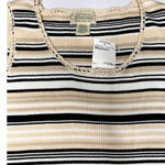 st. john's bay  Women's Knit Tank Top Blouse Stripped. Size M NWT Photo 2