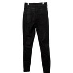 Paige NWT Cheeky Black Fog Coated Skinny Jeans Women’s Size 24 Photo 1