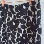 Ann Taylor  Black Floral Pencil Skirt Career Professional Work 6 Photo 3