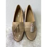 Nine West NWT Quimby oxfords loafers champagne tassel shoes 5.5 Photo 5