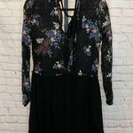 Chelsea and Violet Embroidered Lace Open Back Dress Size Medium Photo 2