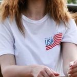 Atticute Front Tie “Made in‎ the USA” Tee Photo 5