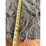 Hei Hei Embroidered Utility Jacket Small Green Cotton Front Pockets Has Stain Photo 6