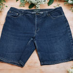 Ralph Lauren Lauren  Bermuda Blue Jean Shorts Summer Women’s Size 16 Photo 0