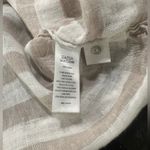 Cynthia Rowley Oversized Linen Striped V-neck Button up Top Sz S Beachy summer Photo 3