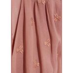 Reformation ๐๐ Annalise Embroidered Midi Wrap Dress ~ Praline XL Photo 7