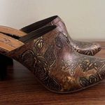 Patricia Nash Mules/clogs Ruffina Bronze Florals Photo 0