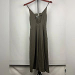 ASTR  The‎ Label Green Textured Cropped Wide Leg Jumpsuit Photo 3