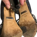 Badgley Mischka black Silver Shoes heels size 7.5 Photo 4