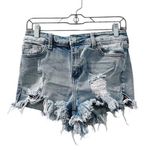 Cello Distressed Cut Off Denim Blue Jean Shorts Size Small Casual Western Cotton Photo 0